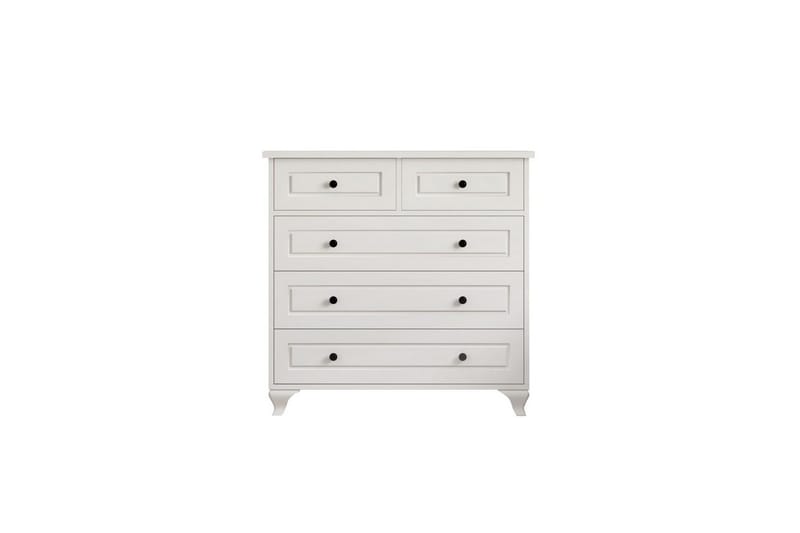 Orval Sminkbord 90 cm, Matt Vit