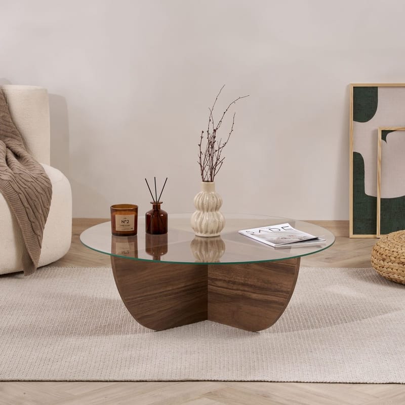 Orwin Soffbord 90 cm - Mörkbrun - Möbler - Bord & matgrupp - Soffbord