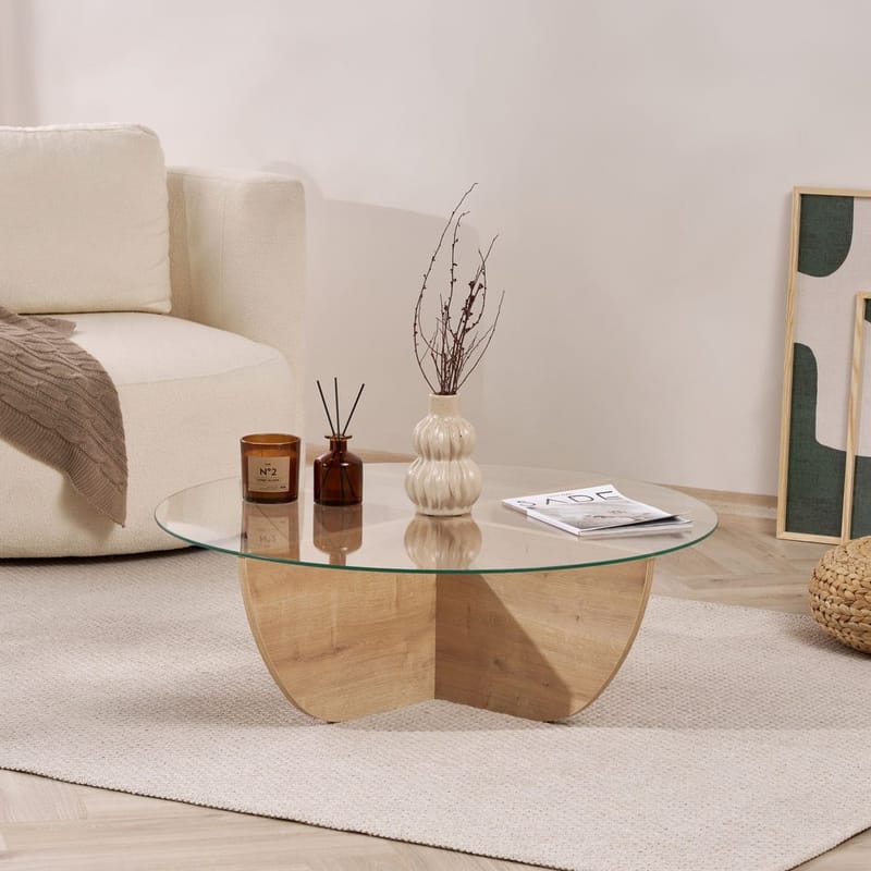 Orwin Soffbord 90 cm - Natur - Möbler - Bord & matgrupp - Soffbord