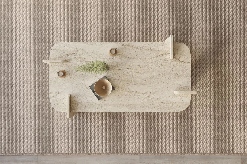 Osmiric Soffbord 120 cm Rektangulär - Travertin - Möbler - Bord & matgrupp - Soffbord