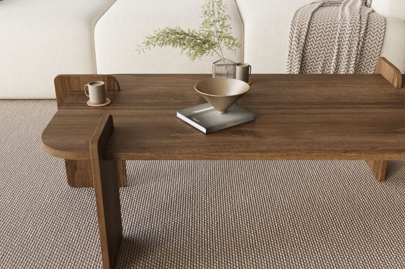 Osmiric Soffbord 120 cm Rektangulär - Valnöt - Möbler - Bord & matgrupp - Soffbord