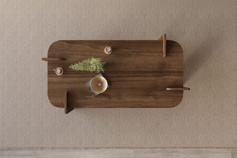 Osmiric Soffbord 120 cm Rektangulär - Valnöt - Möbler - Bord & matgrupp - Soffbord