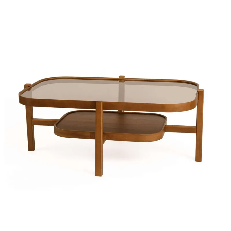 Ostrin Soffbord 110 cm - Mörkbrun - Möbler - Bord & matgrupp - Soffbord