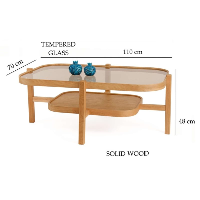 Ostrin Soffbord 110 cm - Natur - Möbler - Bord & matgrupp - Soffbord
