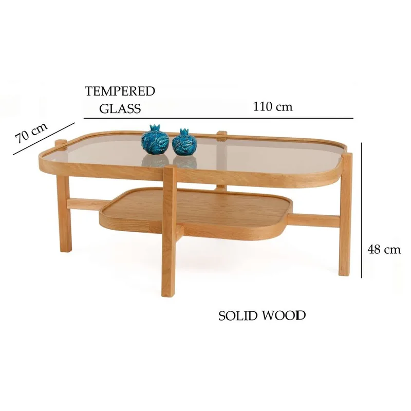 Ostrin Soffbord 110 cm - Natur - Möbler - Bord & matgrupp - Soffbord