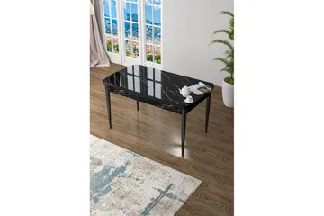 Ostwerwal Matbord 132 cm Rektangulär - Svart - Möbler - Bord & matgrupp - Matbord & köksbord