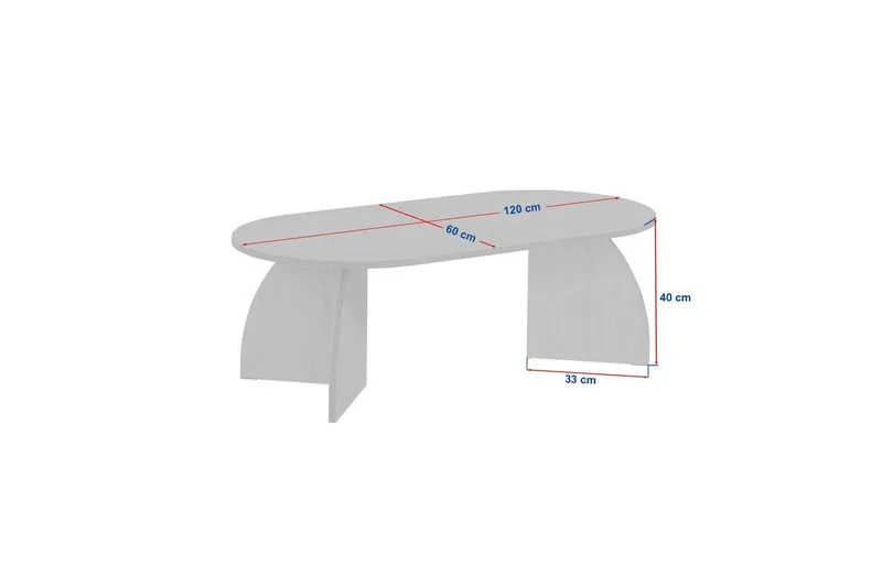 Osyra Soffbord 120 cm - Brons - Möbler - Bord & matgrupp - Soffbord