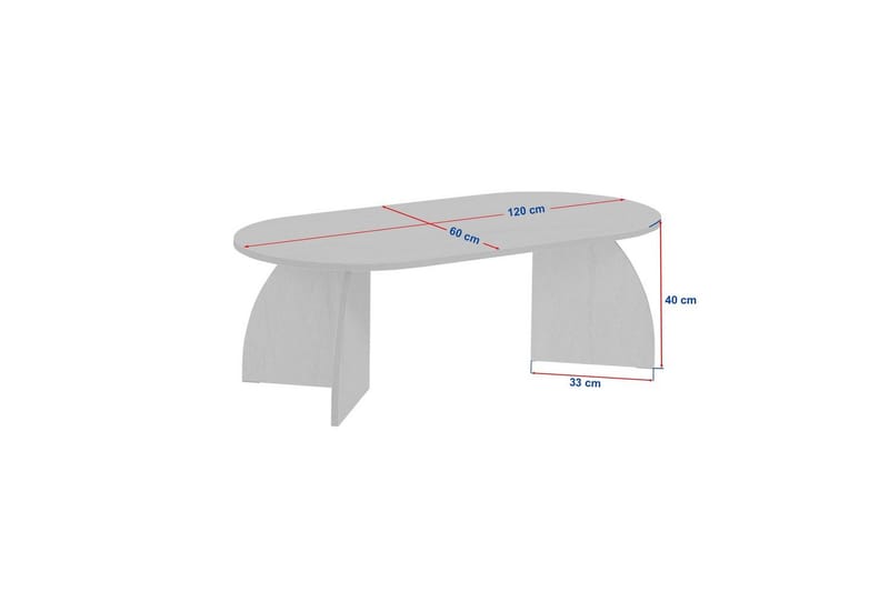 Osyra Soffbord 120 cm - Natur - Möbler - Bord & matgrupp - Soffbord