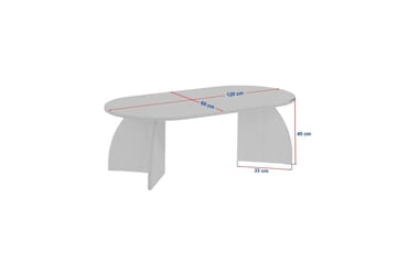 Osyra Soffbord 120 cm - Svart - Möbler - Bord & matgrupp - Soffbord
