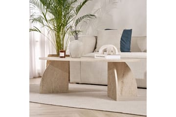Osyra Soffbord 120 cm - Travertine - Möbler - Bord & matgrupp - Soffbord