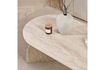Osyra Soffbord 120 cm - Travertine - Möbler - Bord & matgrupp - Soffbord