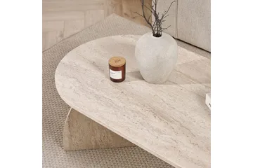Osyra Soffbord 120 cm - Travertine - Möbler - Bord & matgrupp - Soffbord