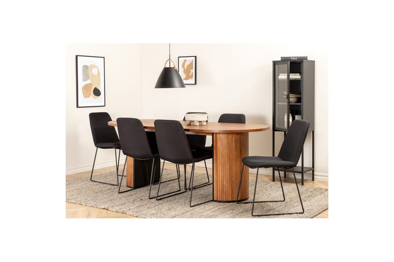 Oval Dining Set Bianca, Muce - 200x90x75 - Möbler - Bord & matgrupp - Matgrupp