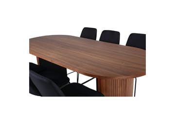 Oval Dining Set Bianca, Muce - 200x90x75 - Möbler - Bord & matgrupp - Matgrupp