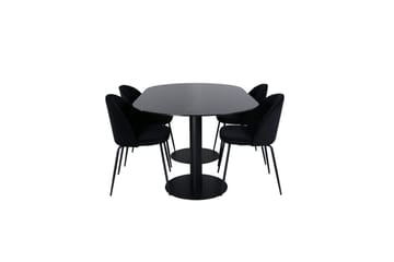 Oval Dining Set Pillan, Wrinkles - Möbler - Bord & matgrupp - Matgrupp