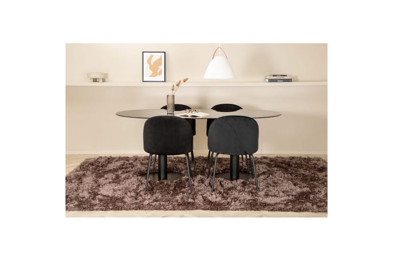 Oval Dining Set Pillan, Wrinkles - Möbler - Bord & matgrupp - Matgrupp