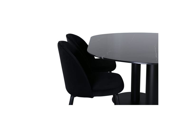 Oval Dining Set Pillan, Wrinkles - Möbler - Bord & matgrupp - Matgrupp