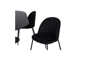 Oval Dining Set Pillan, Wrinkles - Möbler - Bord & matgrupp - Matgrupp