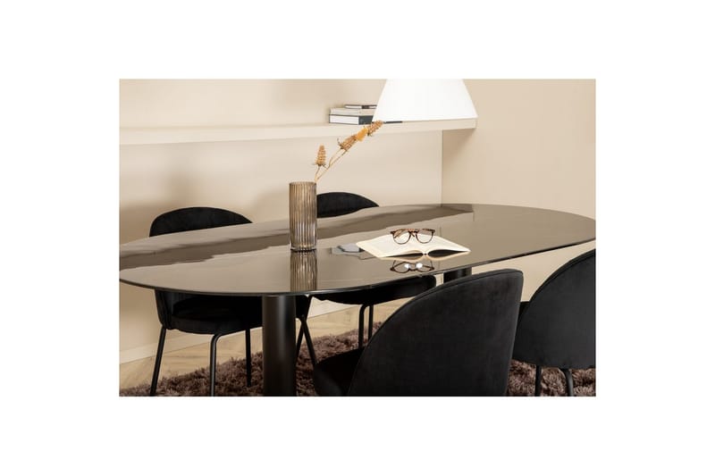 Oval Dining Set Pillan, Wrinkles - Möbler - Bord & matgrupp - Matgrupp