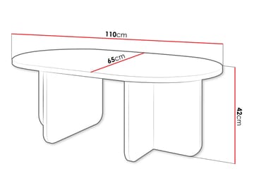 Ovren Soffbord 110 cm - brun - Möbler - Bord & matgrupp - Soffbord