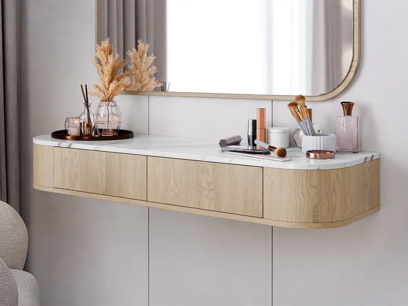 Pantego Sminkbord 123 cm - brun - Möbler - Bord & matgrupp - Sminkbord & toalettbord