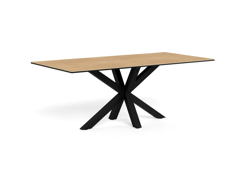 Parkins Matbord 200 cm, Svart