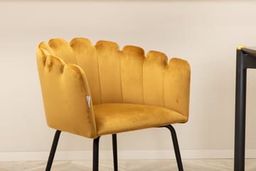 Pelle Matgrupp 190 cm Rektangulär med 6 Limhamn stolar - Svart - Möbler - Bord & matgrupp - Matgrupp