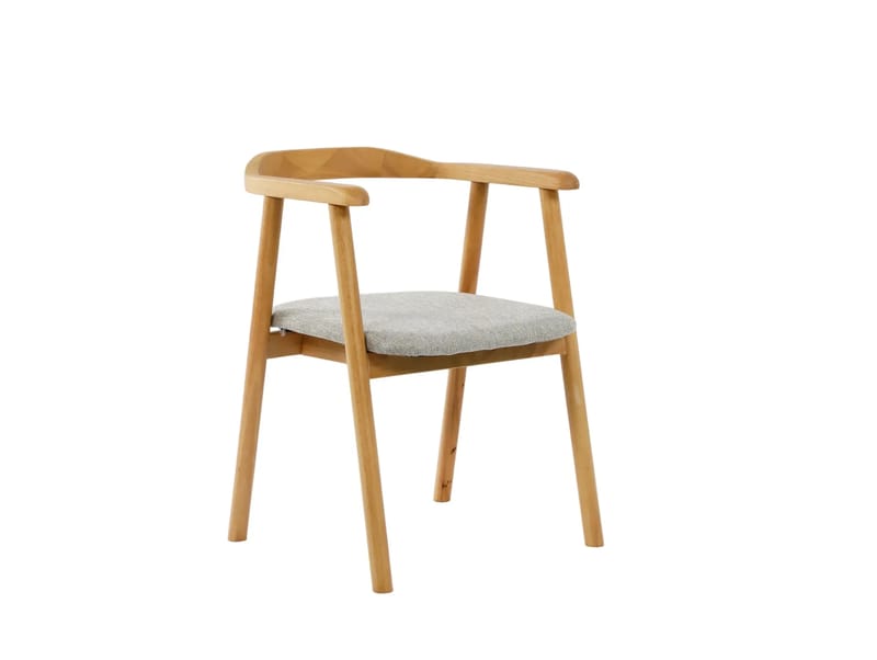Peyra Förlängningsbart runt 120-220 cm Ek med 4 Jolie Matstolar - Ek/Beige - Möbler - Bord & matgrupp - Matgrupp