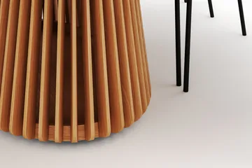 Peyra Matbord 200 cm Oval med 6 Gemmiano Stolar - Natur - Möbler - Bord & matgrupp - Matgrupp