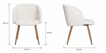 Peyra Matgrupp 120-220 cm förlängningsbart med 4 Greya Mastolar - Ek - Möbler - Bord & matgrupp - Matgrupp