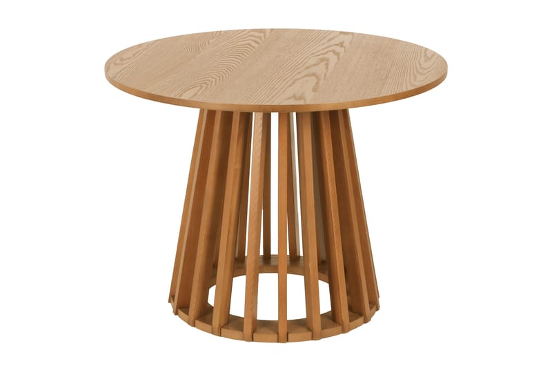 Peyra Satsbord Runt 86/60 cm Fanér - Ek - Möbler - Bord & matgrupp - Soffbord