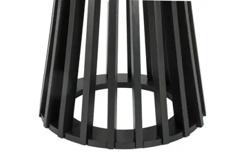 Peyra Soffbord Runt 60 cm Fanér - Svart - Möbler - Bord & matgrupp - Soffbord