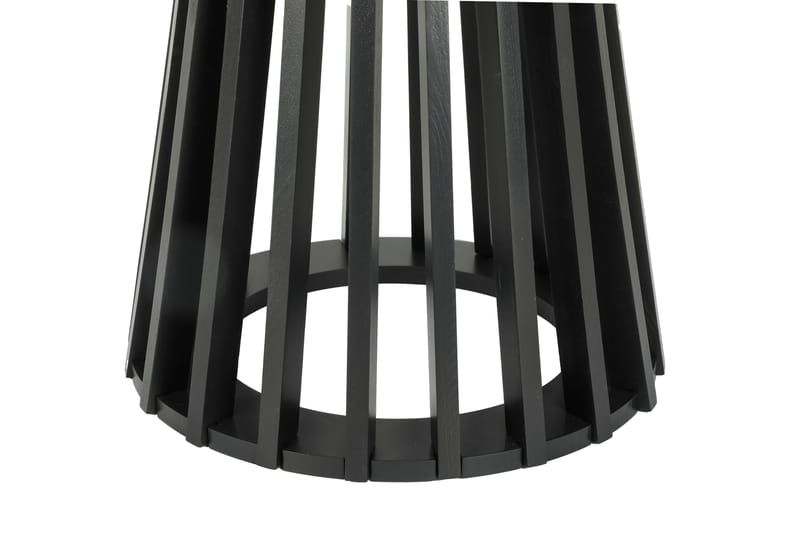 Peyra Soffbord Runt 60 cm Fanér - Svart - Möbler - Bord & matgrupp - Soffbord
