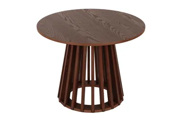 Peyra Soffbord Runt 60 cm Fanér - Valnöt - Möbler - Bord & matgrupp - Soffbord
