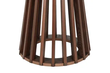 Peyra Soffbord Runt 60 cm Fanér - Valnöt - Möbler - Bord & matgrupp - Soffbord