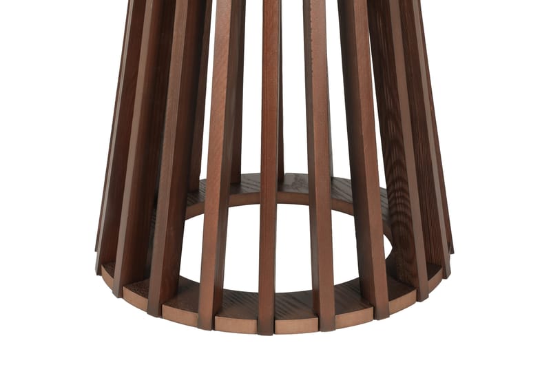 Peyra Soffbord Runt 60 cm Fanér - Valnöt - Möbler - Bord & matgrupp - Soffbord