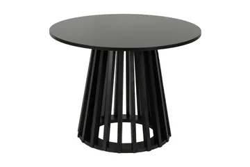 Peyra Soffbord Satsbord Runt 86/60 cm Fanér - Svart - Möbler - Bord & matgrupp - Soffbord