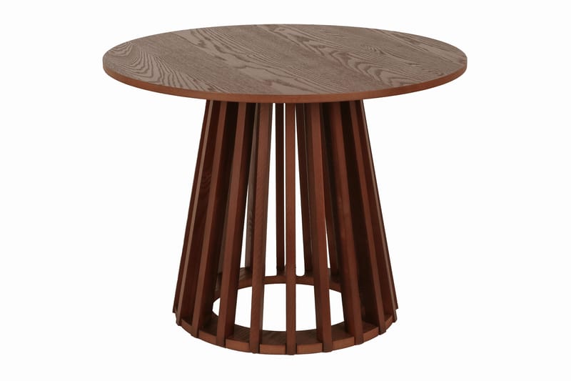 Peyra Soffbord Satsbord Runt 86/60 cm Fanér - Valnöt - Möbler - Bord & matgrupp - Soffbord