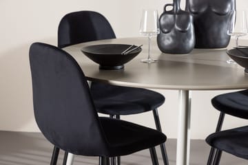 Plaza Matbord 120 cm med 4 Polar Köksstol - Möbler - Bord & matgrupp - Matgrupp