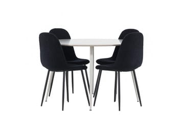 Plaza Matbord 120 cm med 4 Polar Matstol - Möbler - Bord & matgrupp - Matgrupp