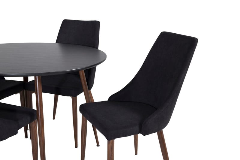 Plaza Matbord Runt med 4 Leone Matstol - Möbler - Bord & matgrupp - Matgrupp
