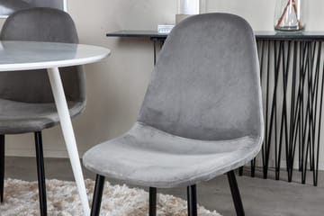 Plaza Matbord Runt med 4 Polar Köksstol - Möbler - Bord & matgrupp - Matgrupp