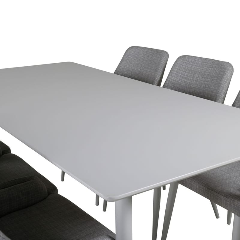 Polar Matbord 180 cm med 6 Plaza Matstol - Möbler - Bord & matgrupp - Matgrupp