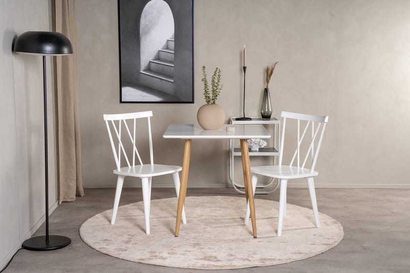 Polar Matbord 75 cm, Vit