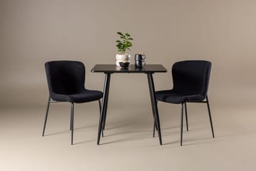 Polar Matbord 75x75 cm med 2 Modesto Matstol - Möbler - Bord & matgrupp - Matgrupp