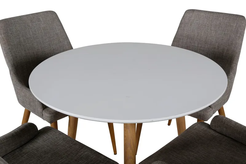 Polar Matbord 90 cm med 4 Plaza Matstol - Möbler - Bord & matgrupp - Matgrupp