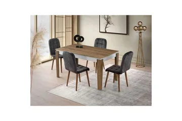 Pradera Matbord 175 cm Rektangulär - Valnöt/Vit - Möbler - Bord & matgrupp - Matbord & köksbord