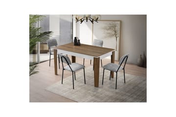 Pradera Matbord 175 cm Rektangulär - Valnöt/Vit - Möbler - Bord & matgrupp - Matbord & köksbord