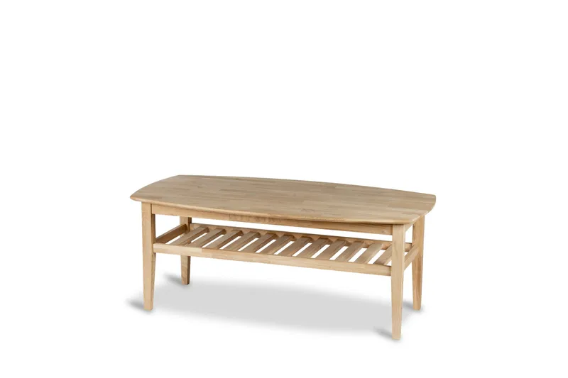 Preston Soffbord 130x70 cm i massivt trä, Natur