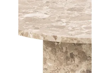 Prisa Runt Soffbord i Marmor Sten 80 cm - Beige - Möbler - Bord & matgrupp - Soffbord